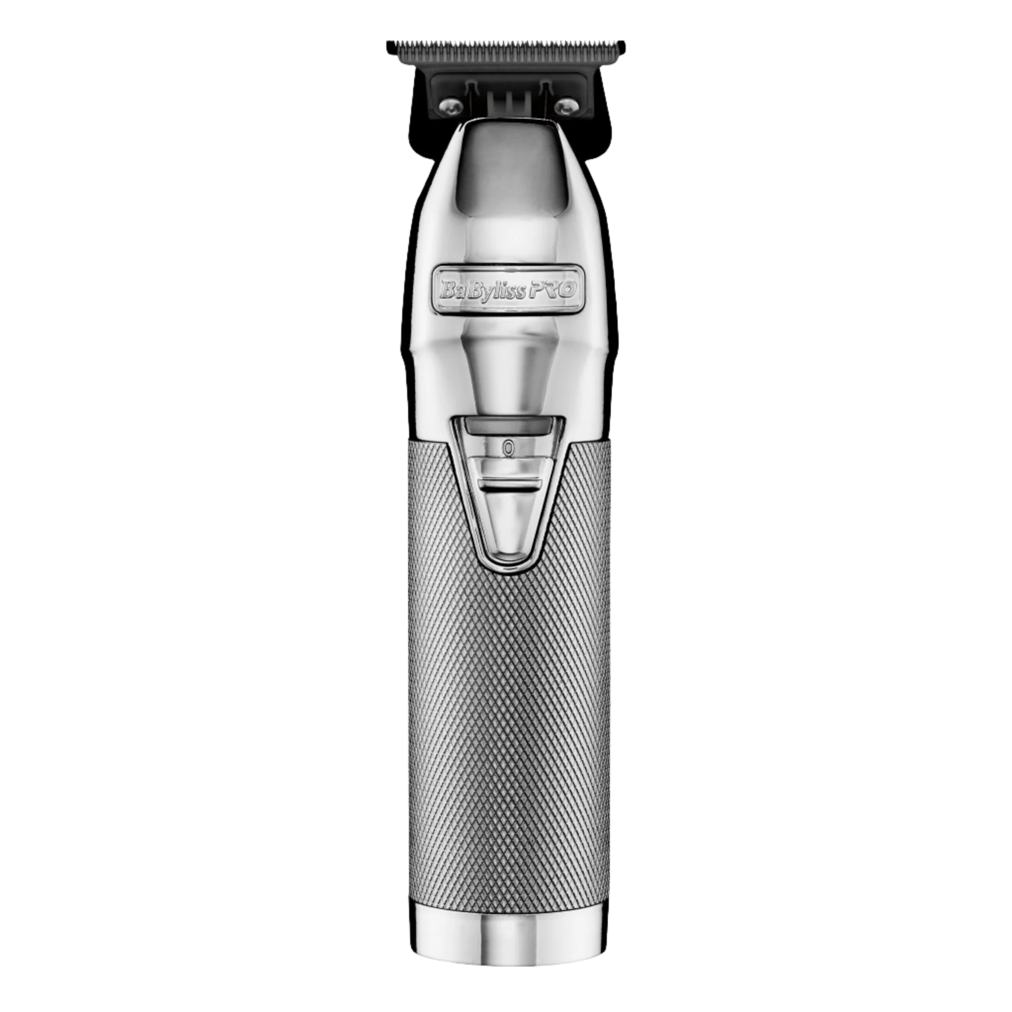 BabylissPro Skeleton metal trimmer with DLC Titanium coated T-Blade. Silver.