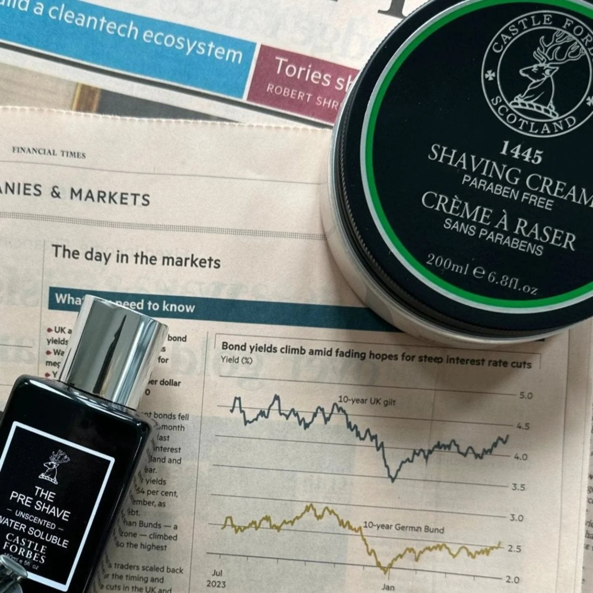 Luxury Shave Cream, Signature '1445', 6.8 fl.oz / 200ml - Image 3