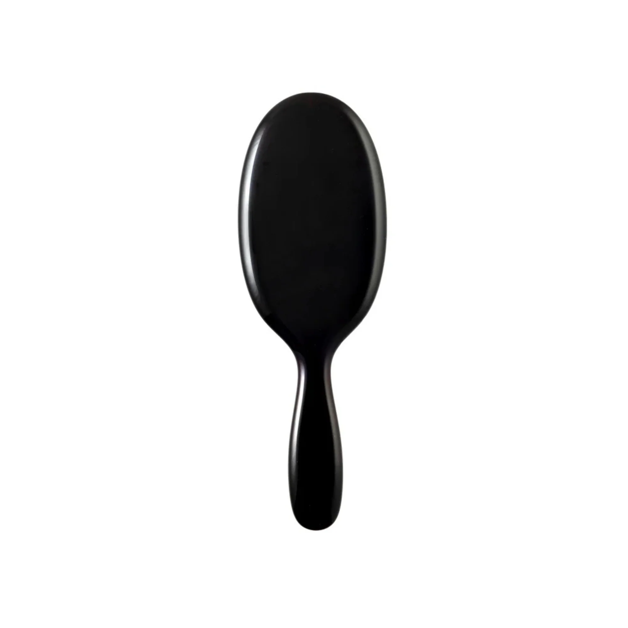 Classic Shine Large Pure Black Bristle Hairbrush - Image 2