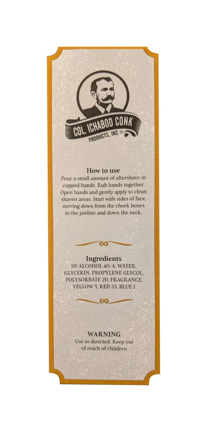 Col. Conk Amber After Shave Cologne - 4 oz - Image 3