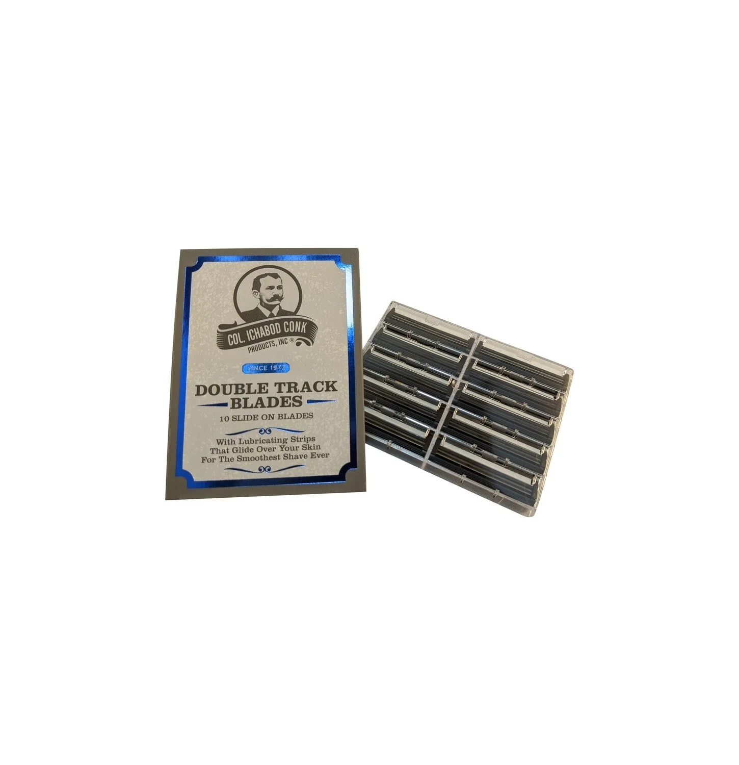 Col. Conk Double Track Razor Blades - 10 pack