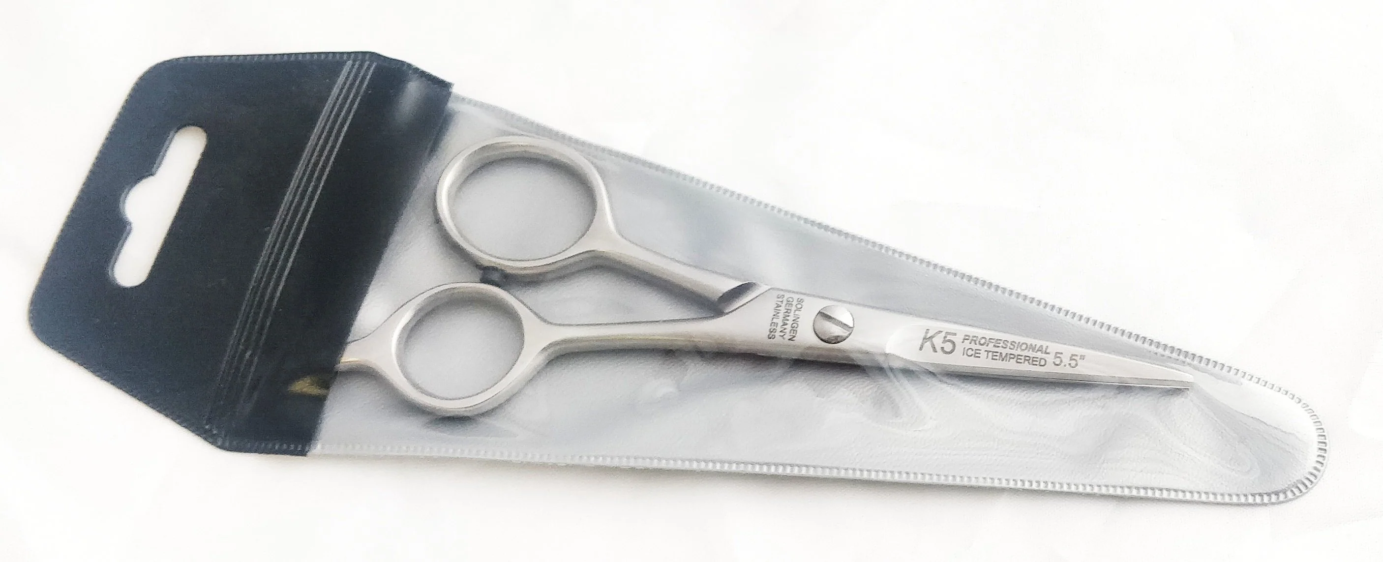 K-Series 5.5 in. German Made Barbershop & Salon Shear Stainless Steel Budget Cutting Scissors