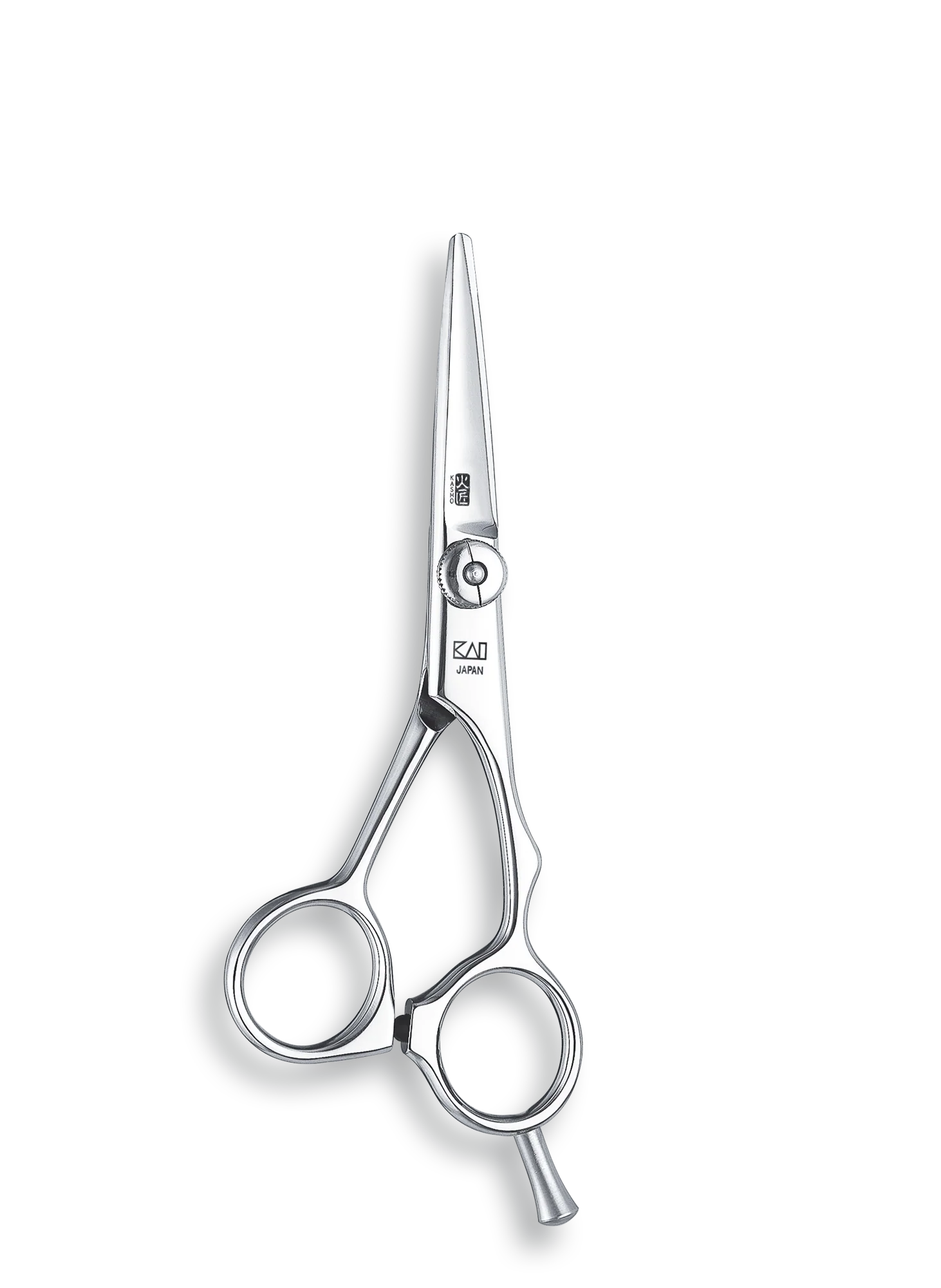 Kasho Japanese 5.0 in. Green Shear Premium Stainless Offset Barbershop & Salon Cutting Scissors