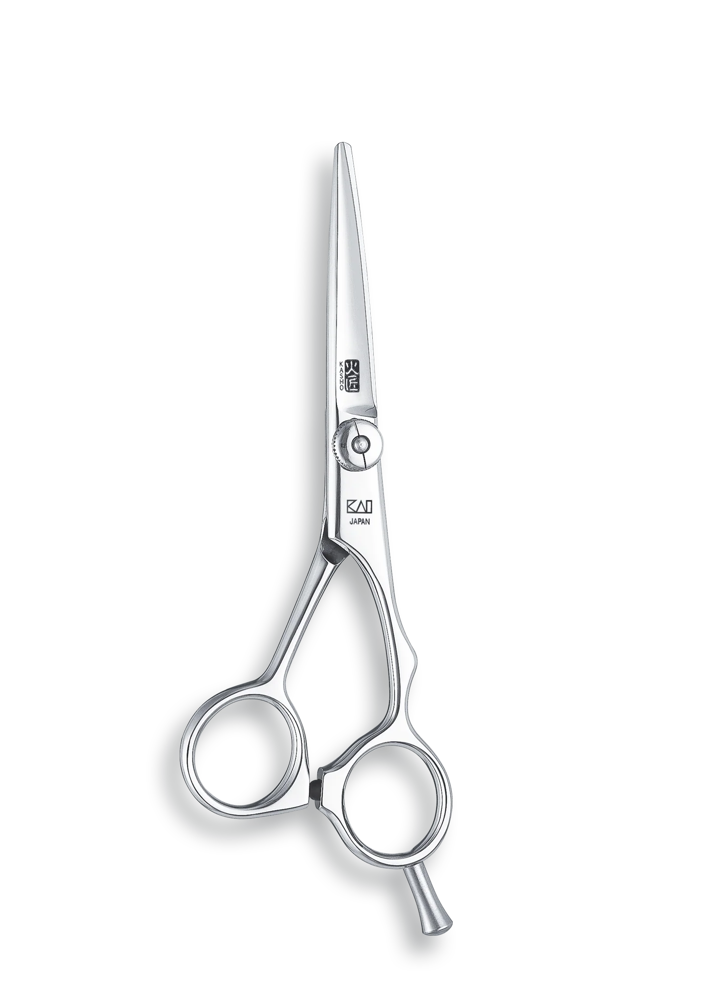 Kasho Japanese 5.5 in. Green Shear Premium Stainless Offset Barbershop & Salon Cutting Scissors
