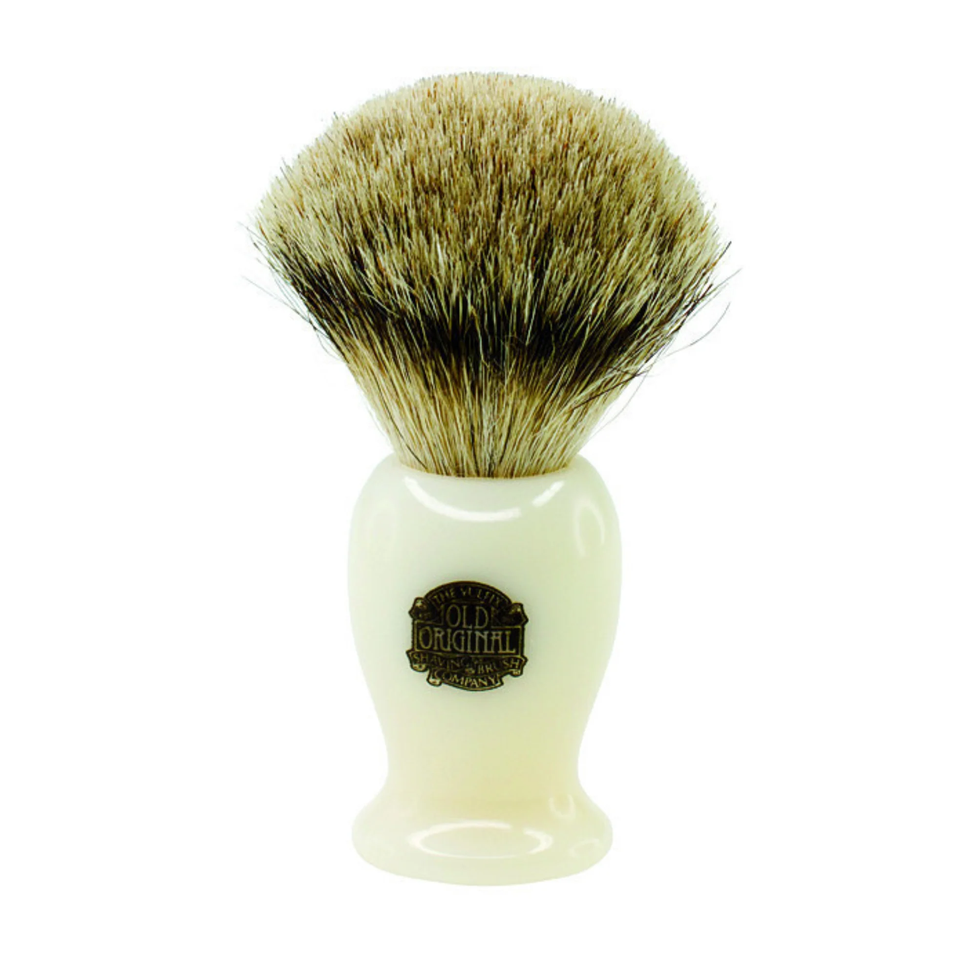 Progress Vulfix Super Badger Shaving Brush, Medium Cream Handle - Image 2