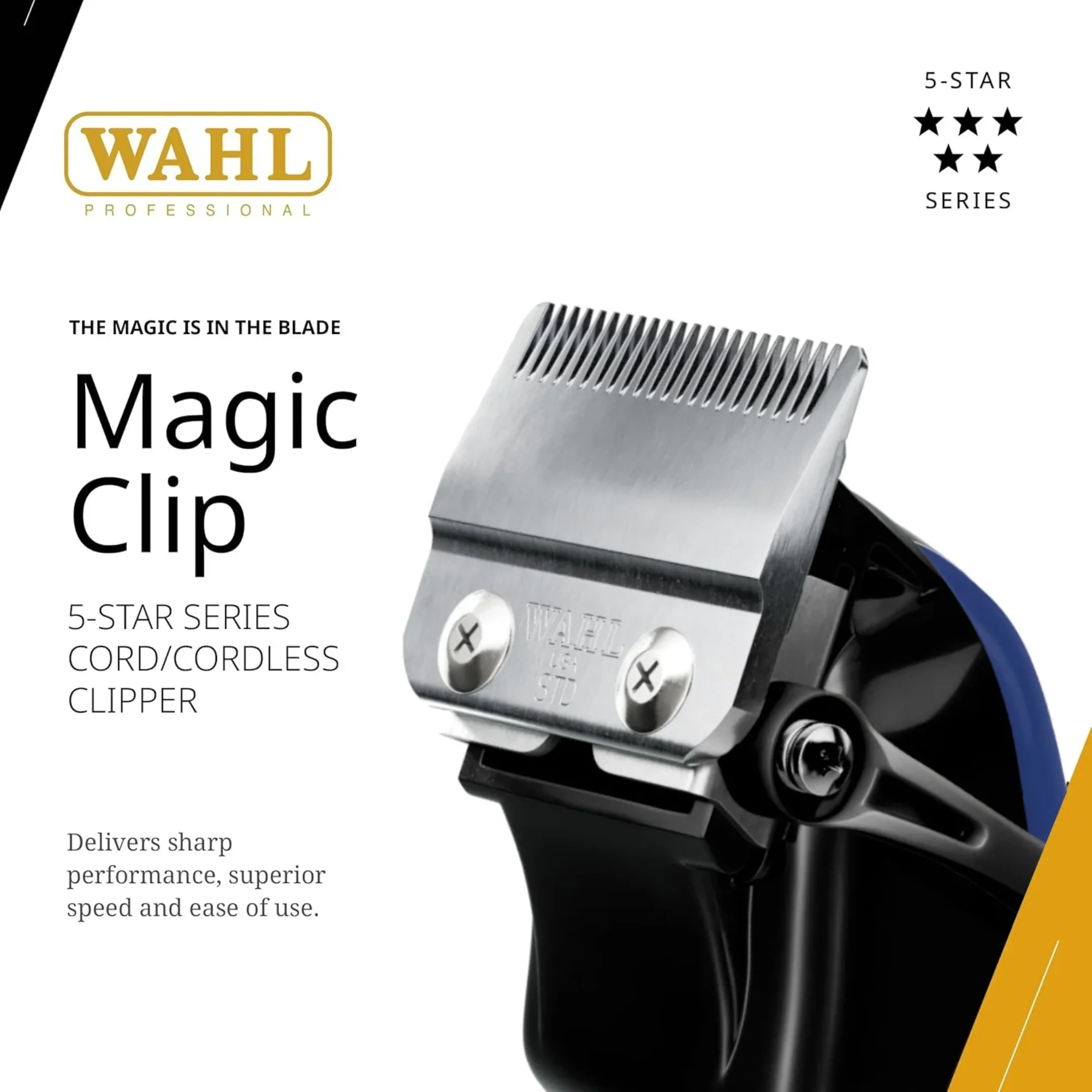 Wahl 5 Star LE Magic Cordless Clipper Navy - Image 4