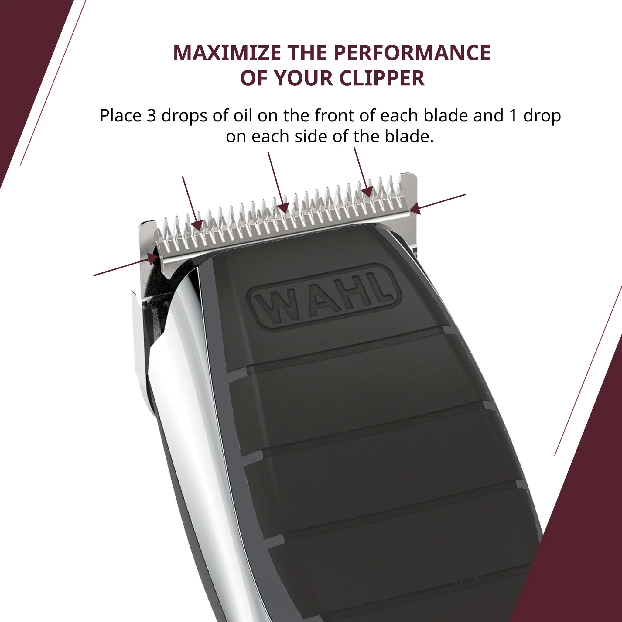 Wahl Hair Clipper Blade Oil - 4 OZ Bottle - Image 3